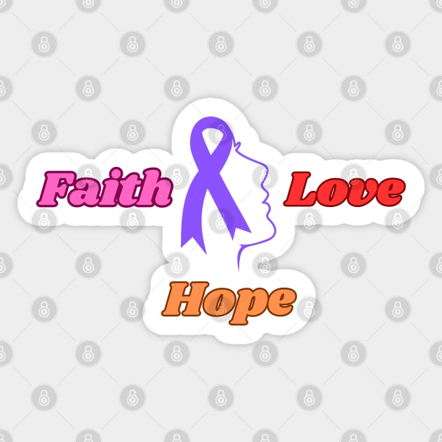 Faith Love hope Sticker by smkworld